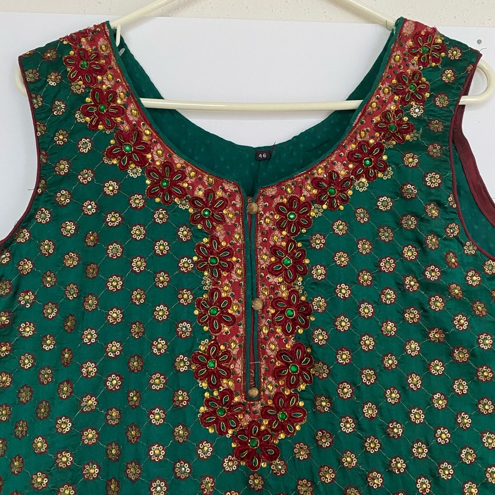 Embroidered and sequins Indian dress
